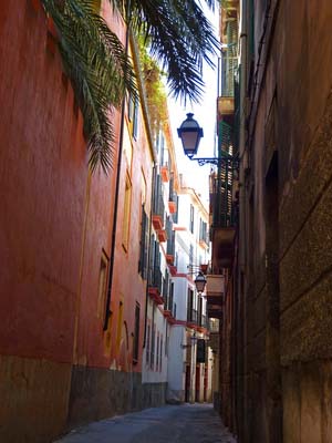  view in a side street